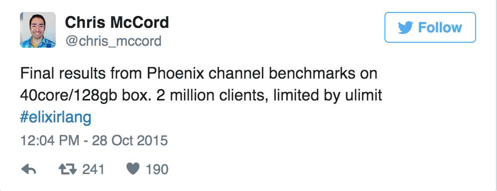 Phoenix 2 million connections